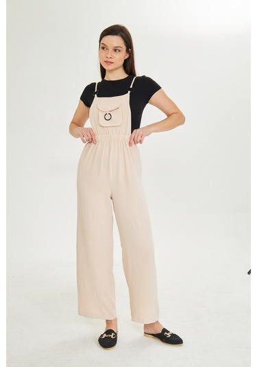 Vizon Onden Cepli Yazlik Salopet Tulum Yeşil