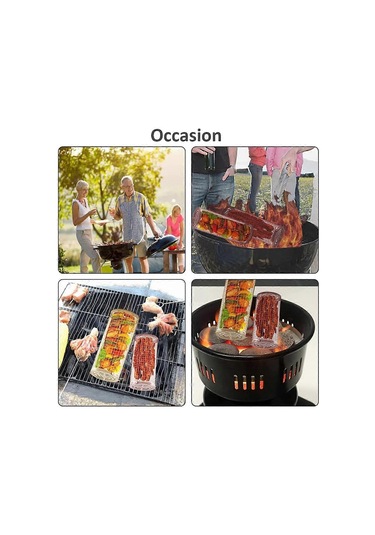 Açık Hava Izgarası İçin Tekerlekli Izgara Sepeti, Et Izgarası İçin Barbekü Tekerlekli Izgara Ağı Silindiri