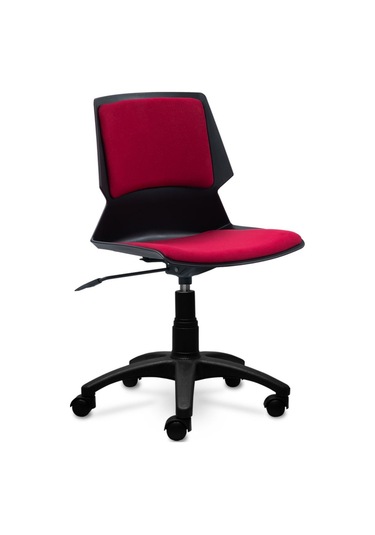 Ofiscombin Ofis Büro Ev Ayarlı Tekerlekli Öğrenci Çocuk Bilgisayar Ders Çalışma Koltuğu Bordo Kumaş 00047499403