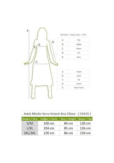 Askılı Müslin Serra Volanlı Kısa Elbise Vizon Vzn-vizon