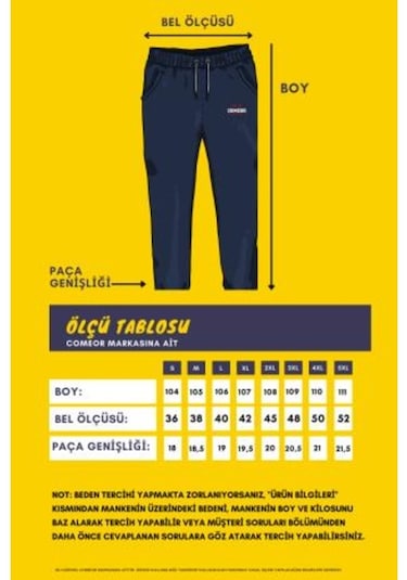 Comeor 2'Li Erkek Düz Paça Rahat Kesim Eşofman Altı Premium Kumaş Siyah - Antrasit