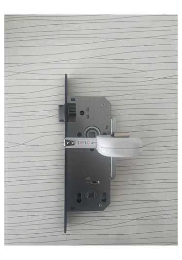 Prizma Siyah Rozetli Kapı Kolu Oda/sessiz 40mm Oda Kapı Kilidi