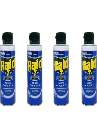 Raid Sinek Öldürücü Sprey 4 x 300 ML