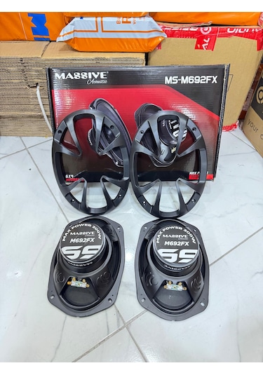Ms-m692fx Deprem Serisi Oval 6x9 Oto Midrange Hoparlör Çifti 600w