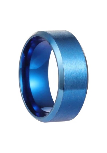 Gümüş Sıcak Paslanmaz Çelik Yüzük Band Titanyum Gümüş Siyah Altın Erkekler 9 Gümüş