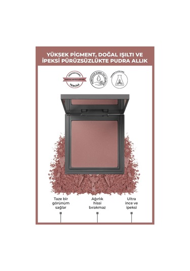 Alix Avien İpeksi Allık - Powder Blush 101 Nude Pink