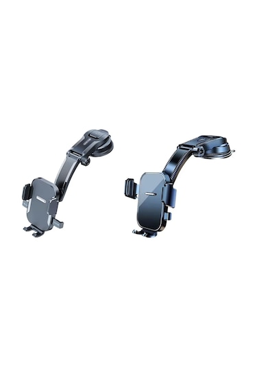 Springsun Evrensel Araç Tutucu - Vantuzlu Gösterge Paneli & Ön Cam İçin Yer Çekimli Navigasyonlu Ellersiz