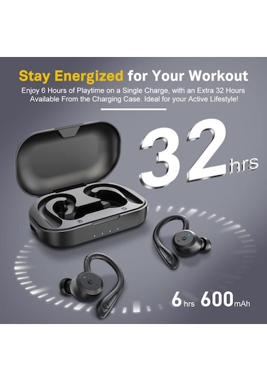 Lemestar 5.2 Sporcu Ipx7 Su Geçirmez Stereo Gürültü Önleyici Ko Bluetooth Kulaklık