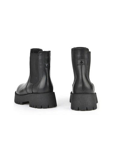 Ziya, Kadın Hakiki Deri Bot 15319z66453 Siyah 15319z66453 000 Siyah