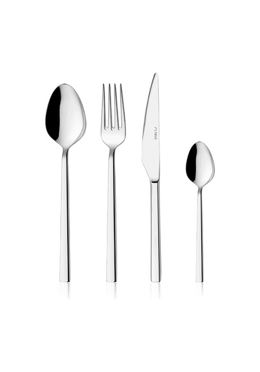 Neva N3052 Trend Çatal Kaşık Bıçak Seti 24 Prç Gümüş