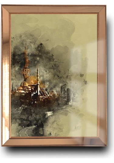 İstanbul Silüet Cam Ayna Çerçeveli Tablo
