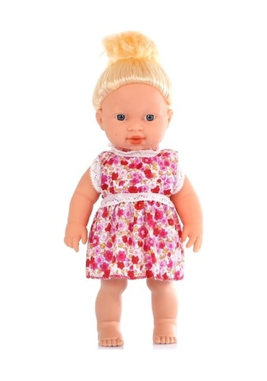 Konuşan 35 Cm Sarışın Nazlı Bebeğim Eğitici Oyuncak Et Bebek