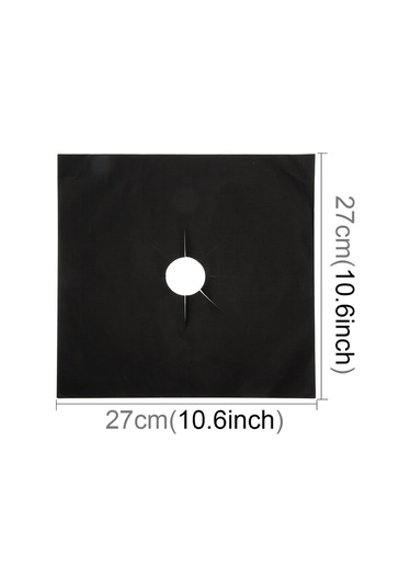 Sones 4 Adet Gazlı Fırın Yüzeyi Ultra İnce Elyaf Malzeme Ocak Koruyucu Temizleme Pedi, Boyut: 27 27 Cm