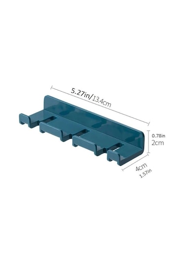 Beyaz Duvara Monte Kendinden Yapışkanlı 3 Yuvalı Diş Fırçası Tutucu Dikişsiz Sondaj Yok Diş Fırçası Organizatör Priz Tutucular Beyaz