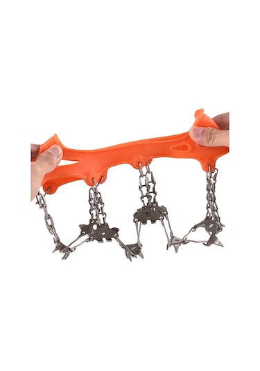 Vkemall "32 Dişli Paslanmaz Çelik Buz Tırnağı - Kaymayan Ayakkabı Aksesuarı"