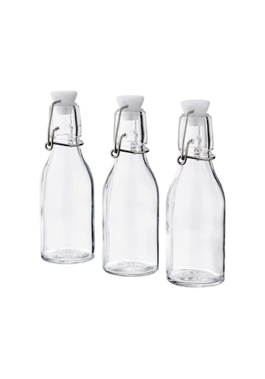 Su Şişesi, Cam, 15 Cl, 3 Adet