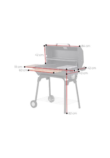 Rehome Guruss Cg075 Kömürlü Barbekü Mangal