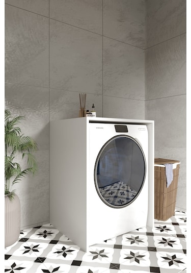 Dewoody Çamaşır Makina Üst Dolabı Kurutma Makine Dolabı