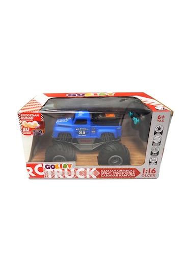 Rc Pickup Truck Duman Atan Işıklı Uzaktan Kumandalı Araba 1:16
