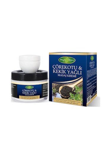 Phytoflora Çörekotu Yağlı ve Kekik Yağı Özlü Masaj Kremi 100 ML