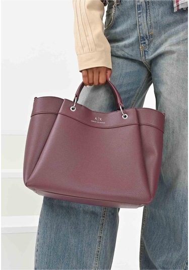 Armani Exchange Kadın El Ve Çapraz Askılı Çanta 942910cc783 Bordo
