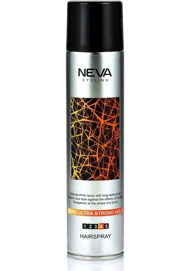 Neva Styling Shine Ultra Güçlü Tutuş Parlak  Saç Spreyi 250 ML