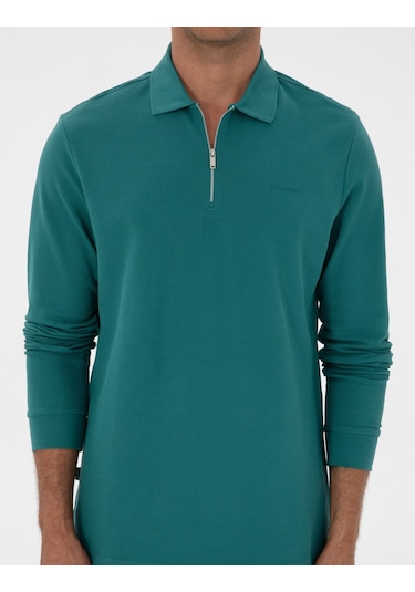 Pierre Cardin Erkek Zümrüt Sweatshirt 50314046-vr055 Zümrüt