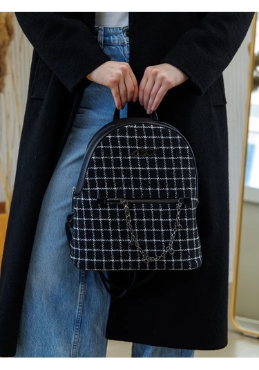 Kari Şehir A5 Deri Sırt Çantası 463477531 Siyah