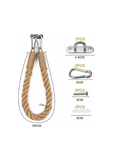 Pazly Tuvalet Kağıtlığı, Kenevir Halat Havluluk Banyo Ve Mutfak İçin Sarı Ruloluk Diğer