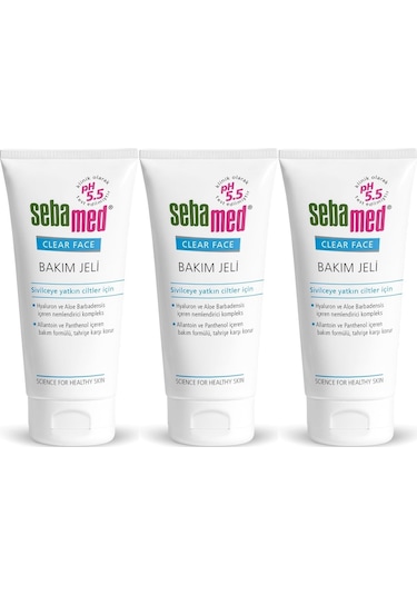 Sebamed Clear Face Bakım Jeli 50ml 3 Lü Set