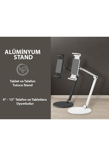 Npo Std20144Lg 360°Ayarlanabilir Teleskobik 4"-13" Ergonomik Tablet