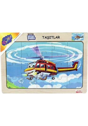 Playwood Ahşap Puzzle 20 Parça Taşıtlar