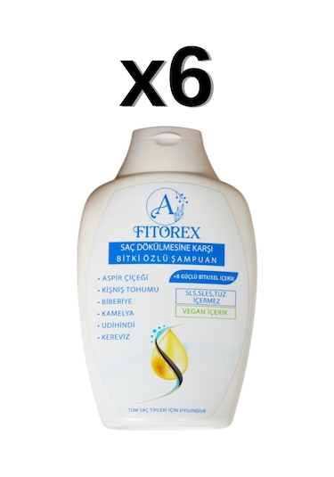 Fitorex Saç Dökülmesine Karşı Şampuan 6 x 300 ML