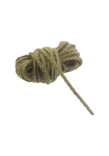 Mutluadim 0,5Cm X 10Metre Örgü Hasır Jüt Kurdela Ip-Kahverengi