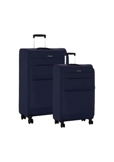 Pierre Cardin 2'li Valiz Seti Büyük Ve Kabin Boy Lüx Kumaş Valiz Lacivert 04pc4200 Lacivert