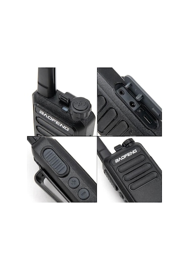 Valkyrie Baofeng BF-R5 Çift Kulaklık 2li Set Lisanssız Şarjlı 16 Kanal Vox Telsiz Seti 2 Adet