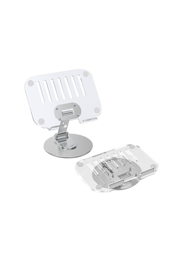 H14 Akrilik + Alüminyum Alaşımlı Dizüstü Bilgisayar Standı Tutucu Dizüstü Bilgisayar Yükseltici, Döndürme Tasarımlı