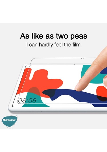 Microsonic Huawei Uyumlu MatePad 10.4'' Tempered Glass Cam Ekran Koruyucu