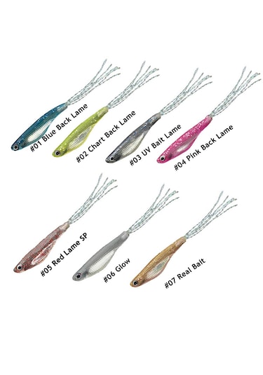 Little Jack Ignited Tail Fusion 1.5inc 3.81cm 5p Lrf Silikon Yem