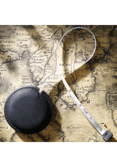 Kahverengi-taşınabilir Dikiş Mezura 120cm Kumaşlar İçin Ölçüm Bandı Terziler Ölçüm Bandı Geri Çekilebilir Dayanıklı Dropshipping