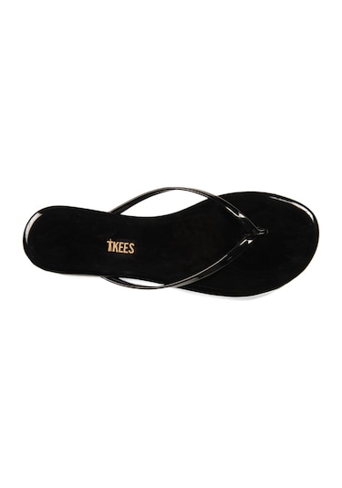Tkees Flip Flop Terlik Parmak Arası Terlik Siyah Siyah Rugan