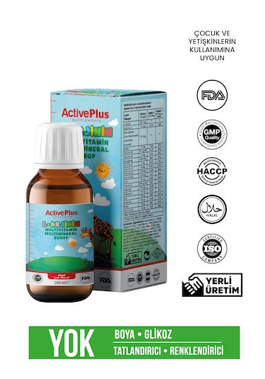 Active Plus L-arjinin Şurup 150 Ml