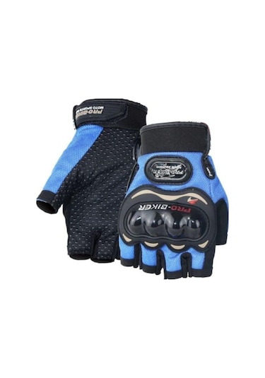 Probiker Eldiven Yarım Motosiklet Eldiveni Korumalı