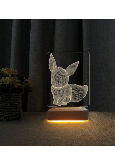 Sincap Tasarımlı Lamba 3d Led Masa Lambası Doğum Günü Hediyesi Lamba