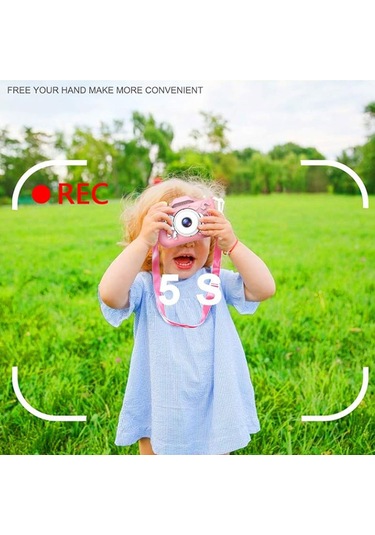 Suofeng Çocuklar İçin Unicorn Şeklinde Mini Dijital Kamera - 32gb Hafıza Kartlı, 1080p Video Çekim, Oyun Ve Mp3 Özellikli