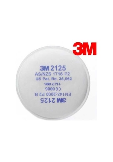 3M 2125 P2 Toz ve Duman Filtresi (1 Çift)