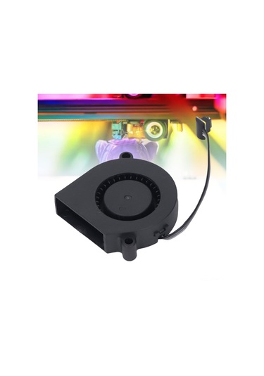 Tenfowee 3d Yazıcı Soğutma Fanı Bambu Lab P1p/p1s Uyumlu, 24v Çift Topaklı Rulmanlı 5015 Blower, 7800 Rpm Hızlı Soğuma, 50x50x15mm