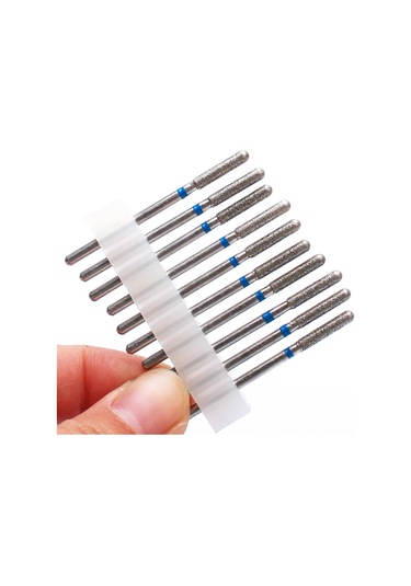 10 Adet Elmas Freze Kesicisi Tırnak Matkap Ucu Elektrikli Manikür Makinesi Tırnak Eti Temiz Dosyaları Ekipman Aksesuarları Araçları Multı