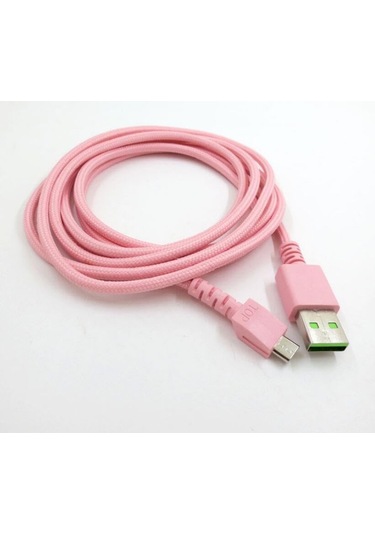 Thunderbolt Basilisk Ultimate Naga Pro Deathadder V2 Pro Viper Ultimate Fare İçin 5.9ft Kablo Pembe İçin Usb Şarj Kablosu