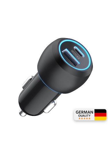 Woyax Araç Şarj Aleti Çakmaklık Type-c + Usb Girişli 38w 2 İn 1 Car Charger